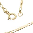 Image 5 of Gold Figaro link chain | 45 cm