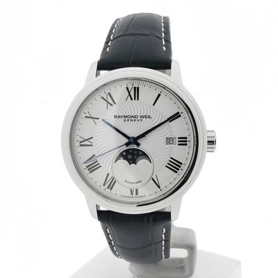 Image 1 of Raymond Weil Maestro 'Moon Phase' 2239-STC-00659; Automatic men's watch with moon phase