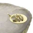 Image 7 of Gold zodiac sign pendant; Cancer