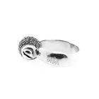 Image 6 of Silver rotating women's ring with zirconia | BIBA