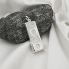 Image 2 of Silver pendant made of a silver bar