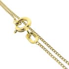 Image 8 of Gold necklace with a fixed pendant and diamond; 0.005 ct. | 42 cm