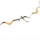 Image 7 of Two-tone gold fantasy link necklace