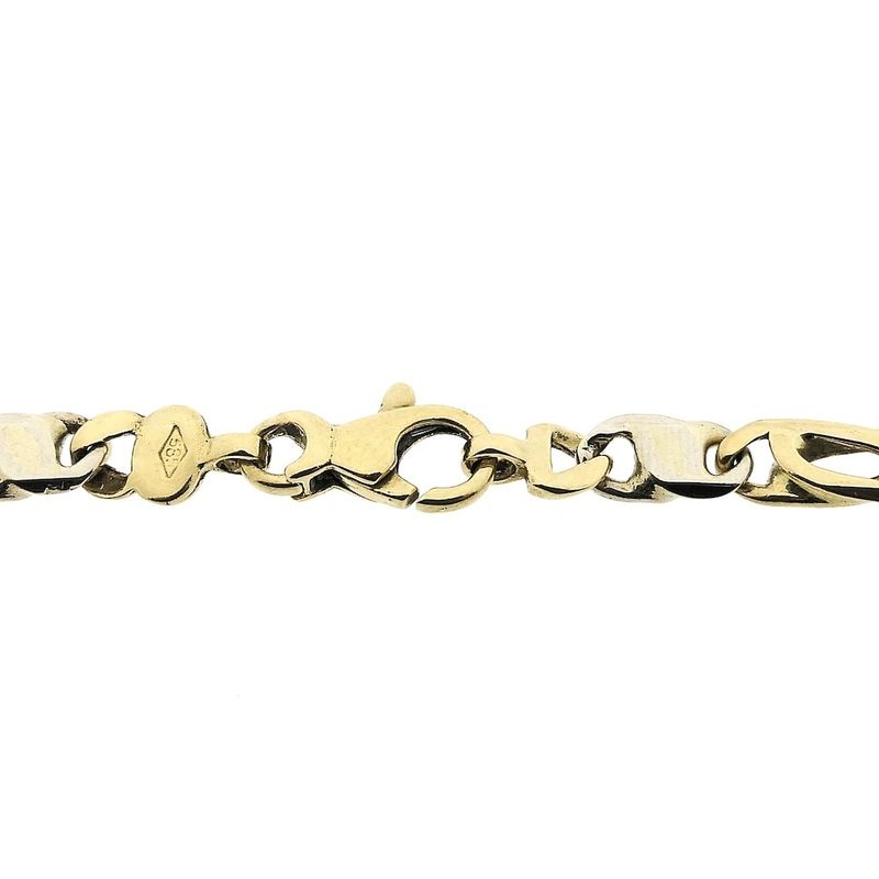 Image 3 of Two-tone gold fantasy link bracelet | 20.5 cm