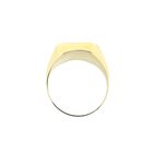 Image 5 of Gold signet ring with onyx.