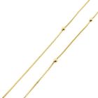 Image 6 of Golden Venetian link chain with balls