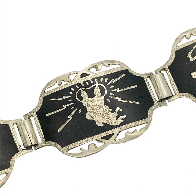Image 5 of Siam silver Wayang bracelet | 18 cm