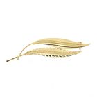 Image 1 of Gold feather brooch | Vintage