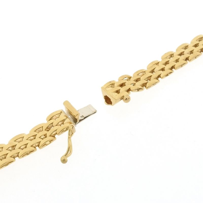 Image 7 of Gold Bismarck link chain with elephants