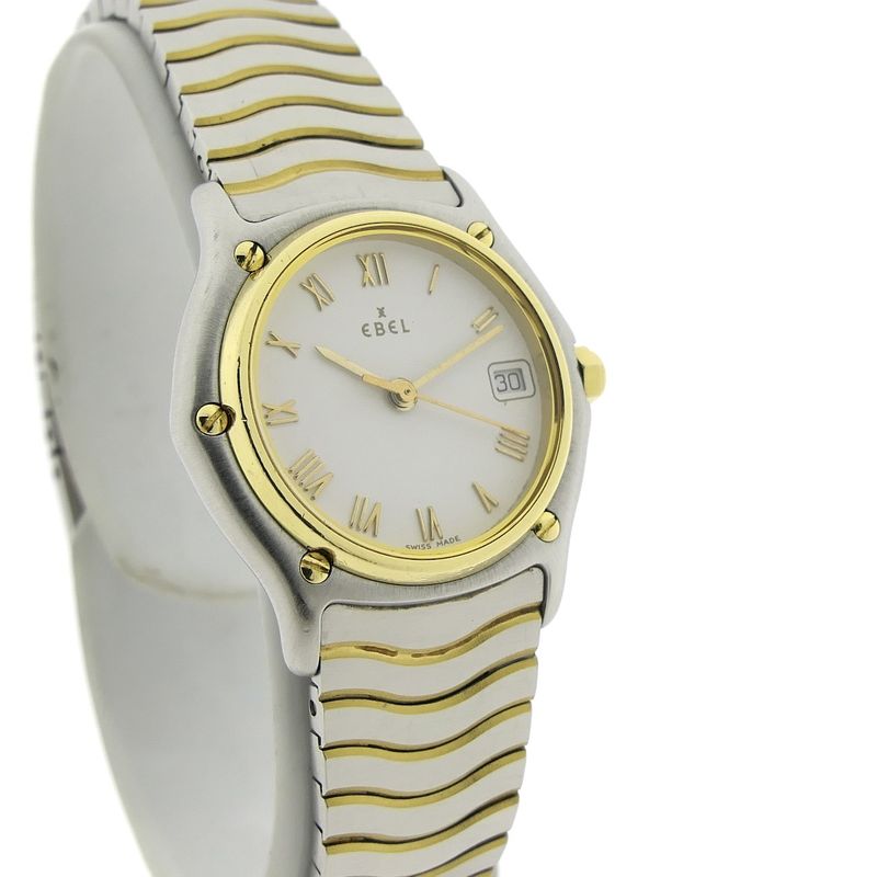 Image 3 of Ebel Classic Wave; 18k gold/steel women's watch
