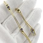 Image 9 of 8 carat fantasy link bracelet with tanzanite