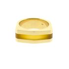 Image 3 of Gold ring with yellow moonstone