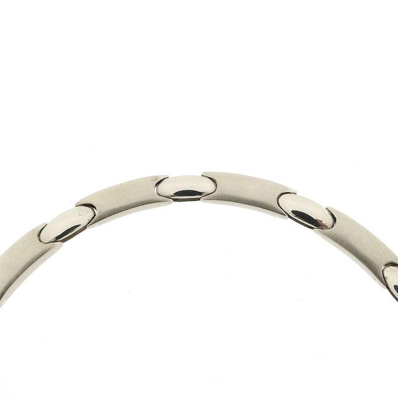 Image 4 of White gold matted fantasy necklace