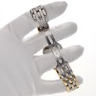 Image 9 of Cartier Panthère '3 Row' Large/Jumbo 183957; 18ct. Gold/steel watch