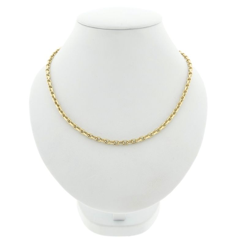 Image 1 of Gold anchor link necklace