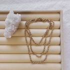 Image 2 of Golden twisted link chain.