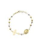 Image 1 of 18K Two-tone bracelet made from a rosary