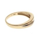 Image 6 of Gold ring with diamonds; 0.06 ct.