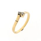 Image 1 of Gold ring with zirconia