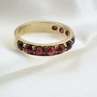 Image 2 of 8-karat ring with garnet stones | Vintage