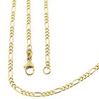 Image 1 of Gold Figaro link chain | 50 cm