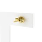 Image 5 of Vintage gold floral stud earrings with diamonds; 0.94 ct.
