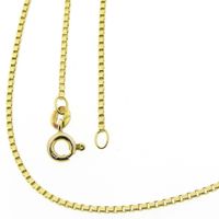 Gold Venetian link chain | 38.5 cm