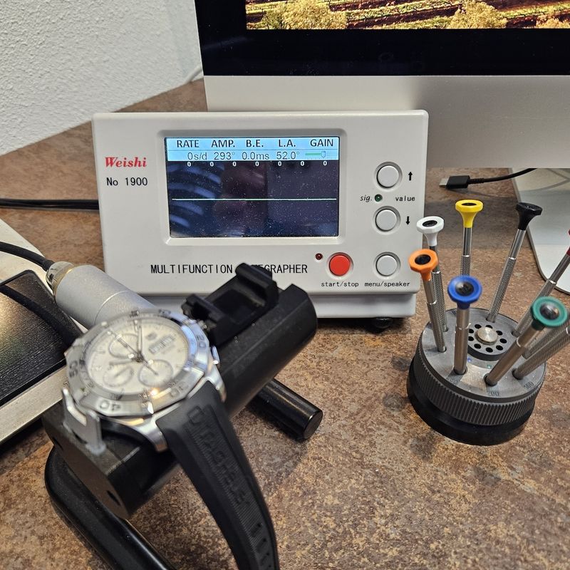 Image 18 of TAG Heuer Aquaracer Automatic CAF2011; Chronograph men's watch