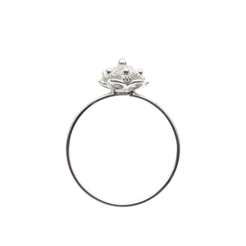 Image 3 of Silver ring with Zeeland button