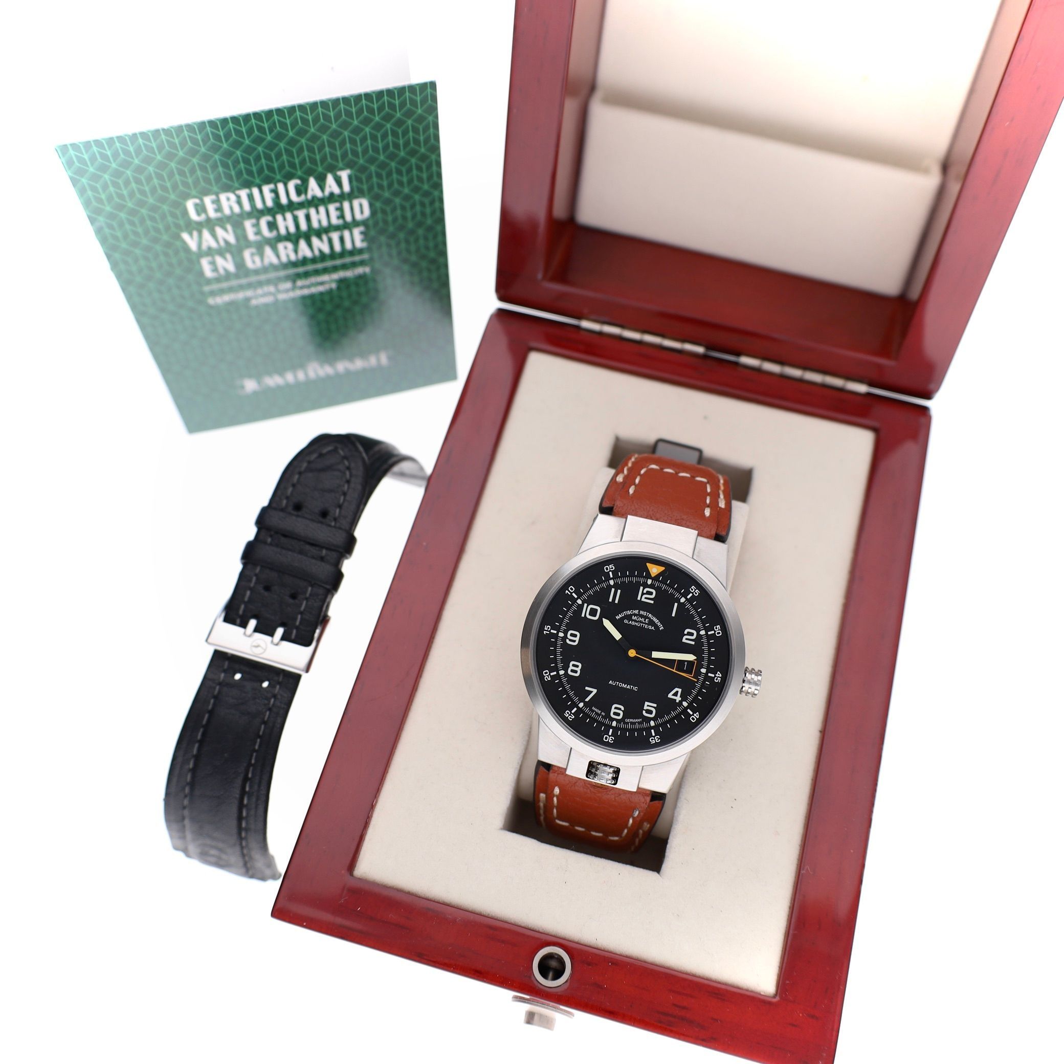 Mühle Glashütte M1-35-33 Automatisch Heren Horloge | Juweelwinkel.nl