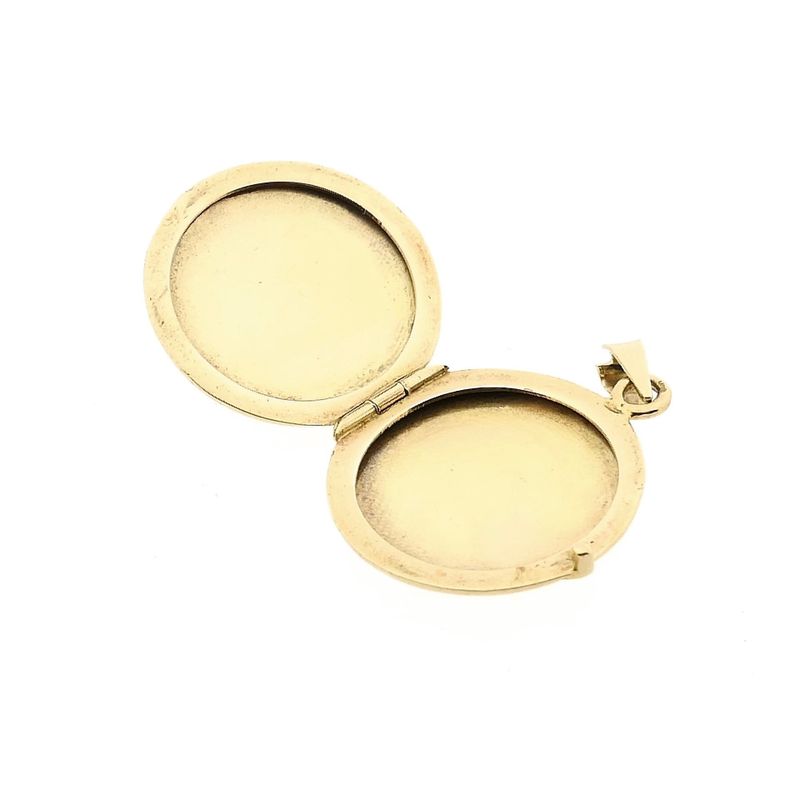 Image 13 of 14 Karat Gold Medallion Pendant