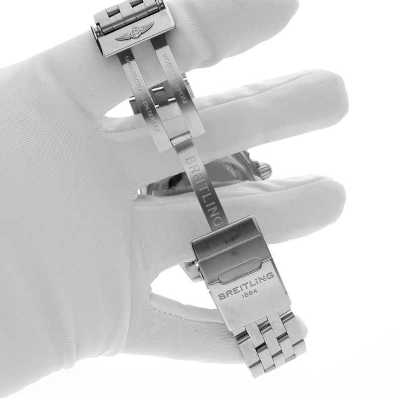 Image 19 of Breitling Chronomat 44 'Blue Impulse' Limited Edition AB01107E; Chronograph men's watch