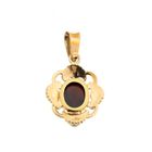 Image 4 of Gold pendant with garnet