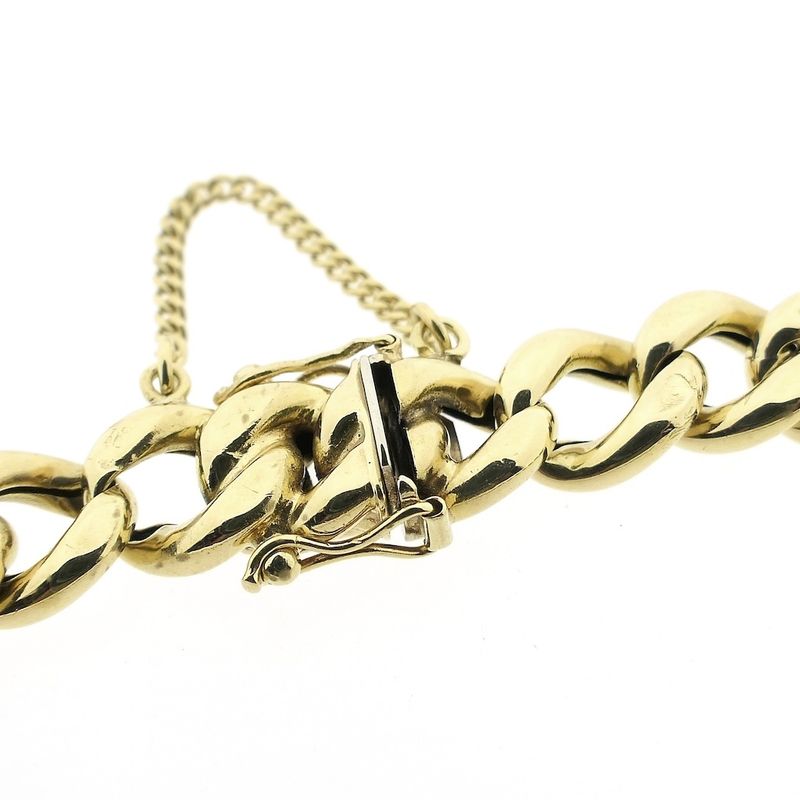 Image 4 of Gold gourmet link bracelet