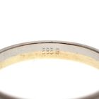 Image 3 of Matted bicolor gold ring