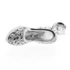 Image 4 of Silver pendant of a women's heel with zirconia
