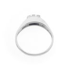 Image 5 of White gold ring with diamonds | 0.12 ct.