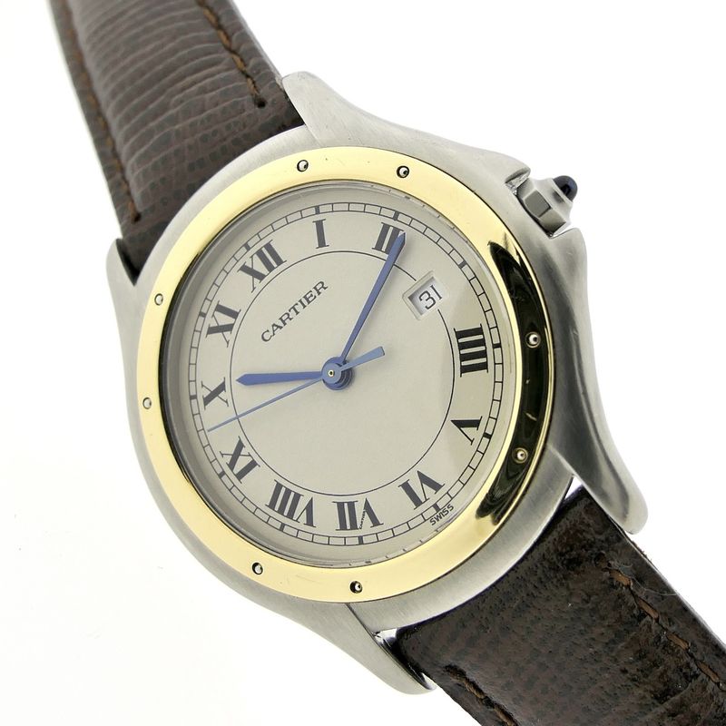 Image 9 of Cartier Cougar; Gold/steel unisex watch