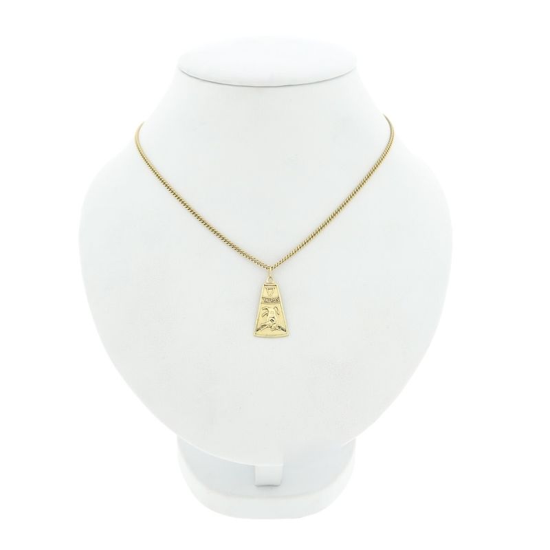 Image 8 of 8 carat Taurus zodiac sign pendant.