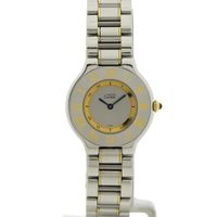 Cartier Must 21; Goud/stalen dames horloge