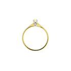 Image 9 of 18-karat gold solitaire ring with 0.15 ct. diamond