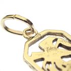 Image 4 of Gold zodiac sign pendant; Cancer