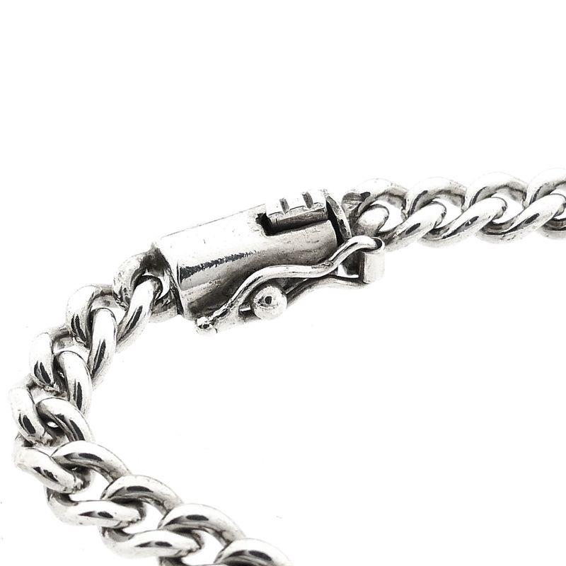 Afbeelding 4 van Zilveren gourmetschakel ketting | 50 cm