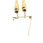 Image 4 of Gold brooch with knitting caps