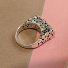 Image 8 of Silver nugget ring; Women