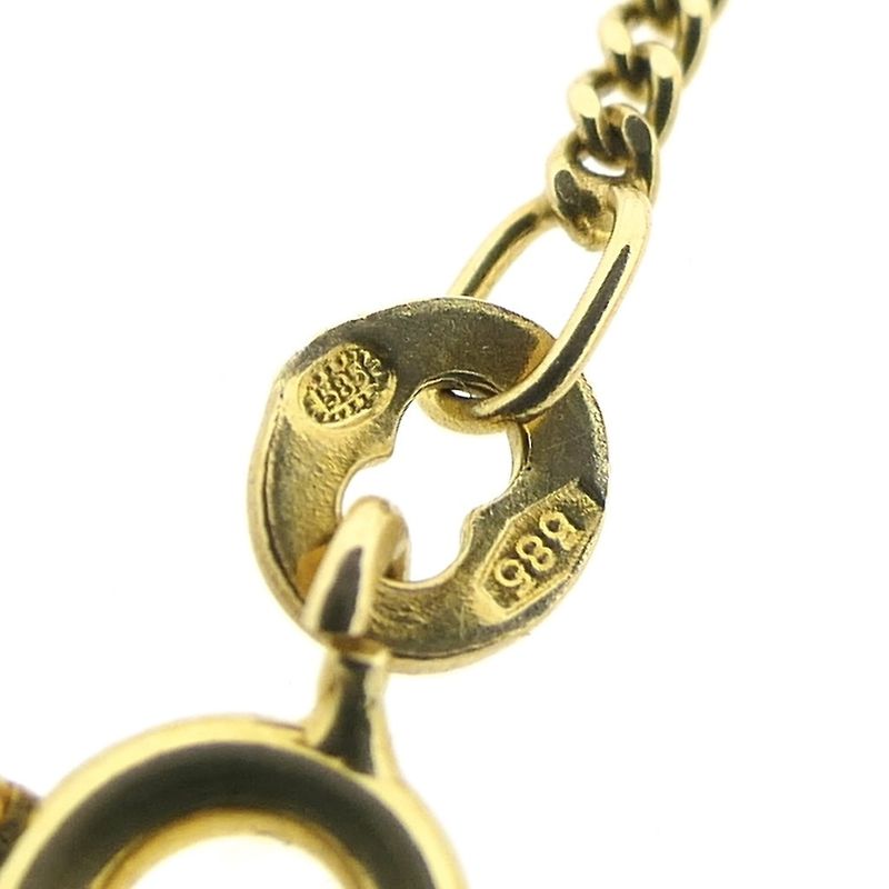 Image 3 of Gold flat gourmet link chain | 51.5 cm