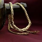 Image 9 of Gold foxtail link necklace