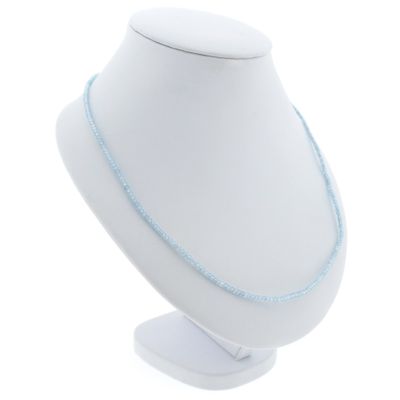 Image 2 of 9 carat light blue topaz bead necklace