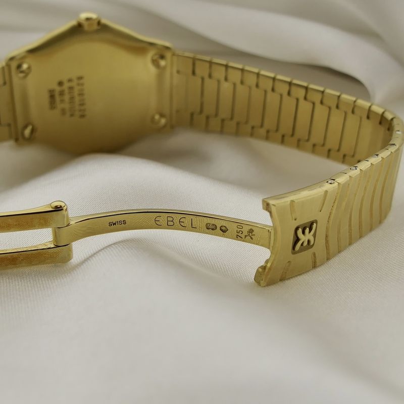 Image 15 of Ebel Sport Classic E8090124; 18k gold women's watch with diamonds