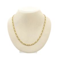 Gold infinity link necklace
